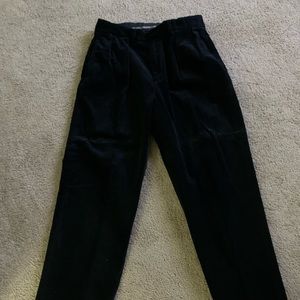 Polo by Ralph Lauren. Men’s Black Corduroy Slacks. US Size 33 waist, 30 Length.